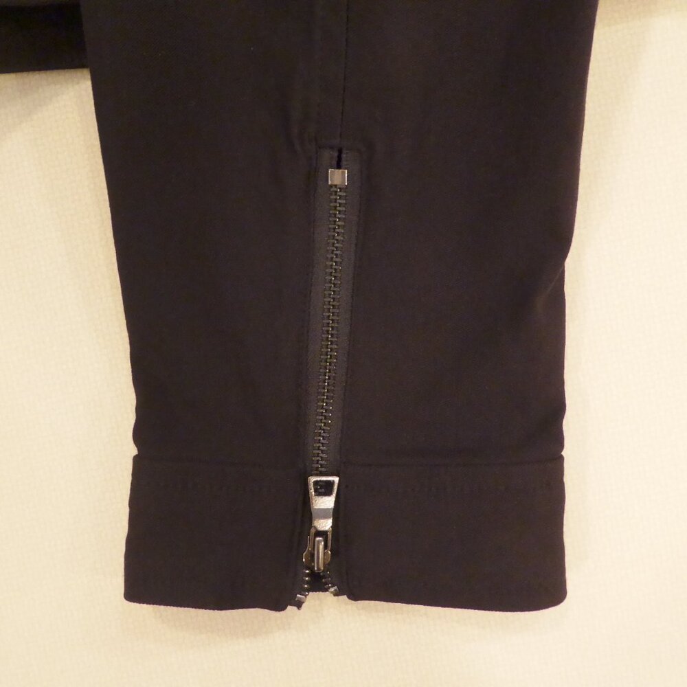 NWOT WOMENS APT. 9 KOHLS BLACK MOTO STYLE FULL ZIPPER JACKET PETITE XL - Picture 11 of 15